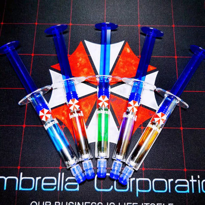 Resident Evil t-virus g-virus syringe handmade model sample toys handmade game peripheral props