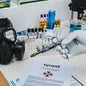 Resident Evil Virus Model Game Toolbox Mannequin Props Bottle Injection Children's Toys Suitcase Blind Boxes