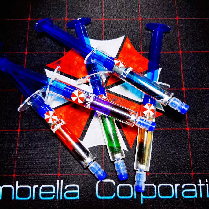 Resident Evil t-virus g-virus syringe handmade model sample toys handmade game peripheral props