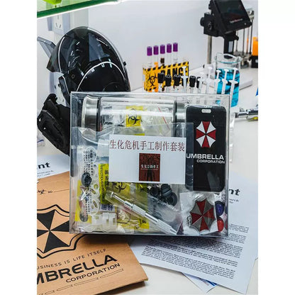 Resident Evil Handmade Virus Sample Bottle Model Mannequin Making Set DIY Parent-Child Toys for Kids Semi-Finished Products